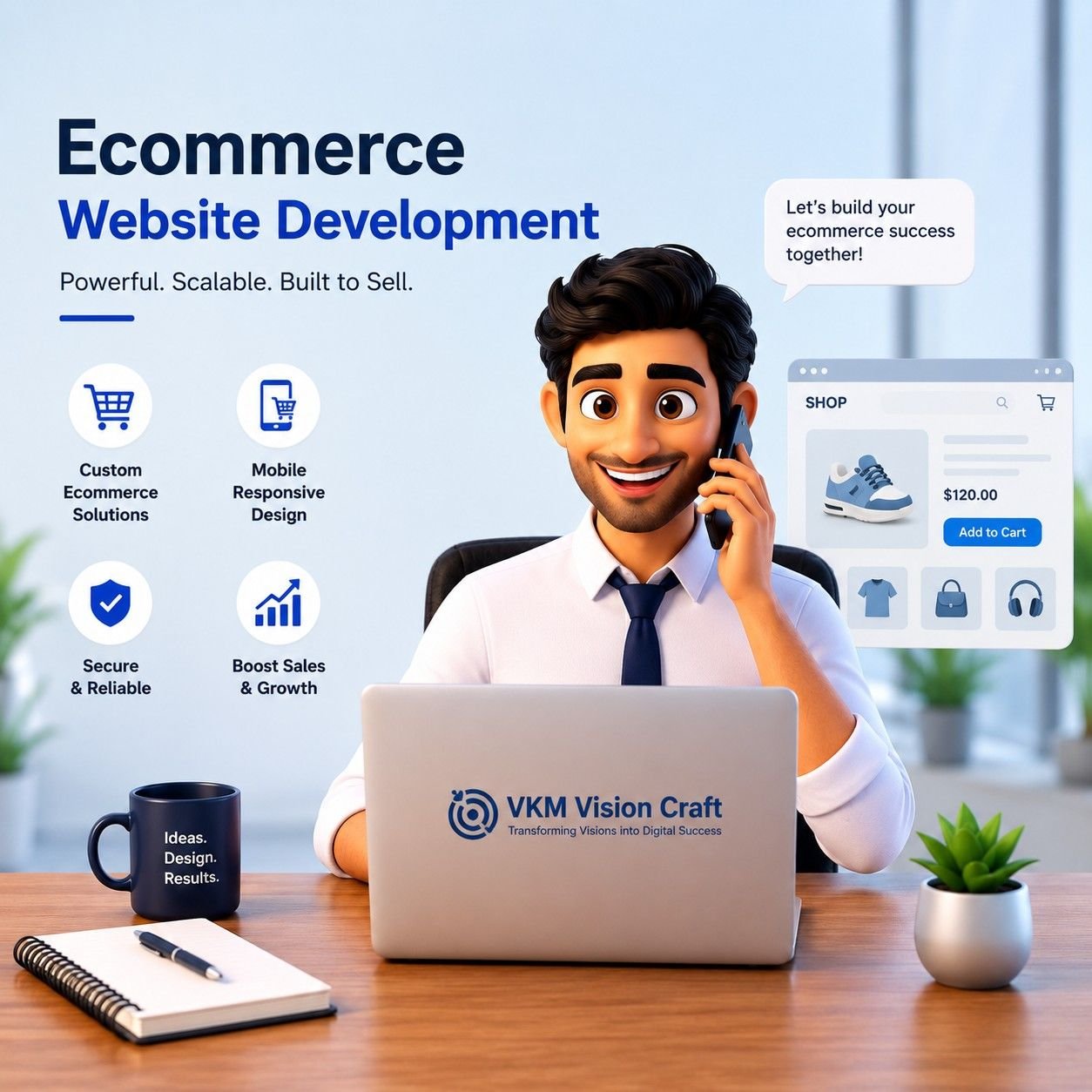 Ecommerce - Ecommerce Development Services by VKM Vision Craft
