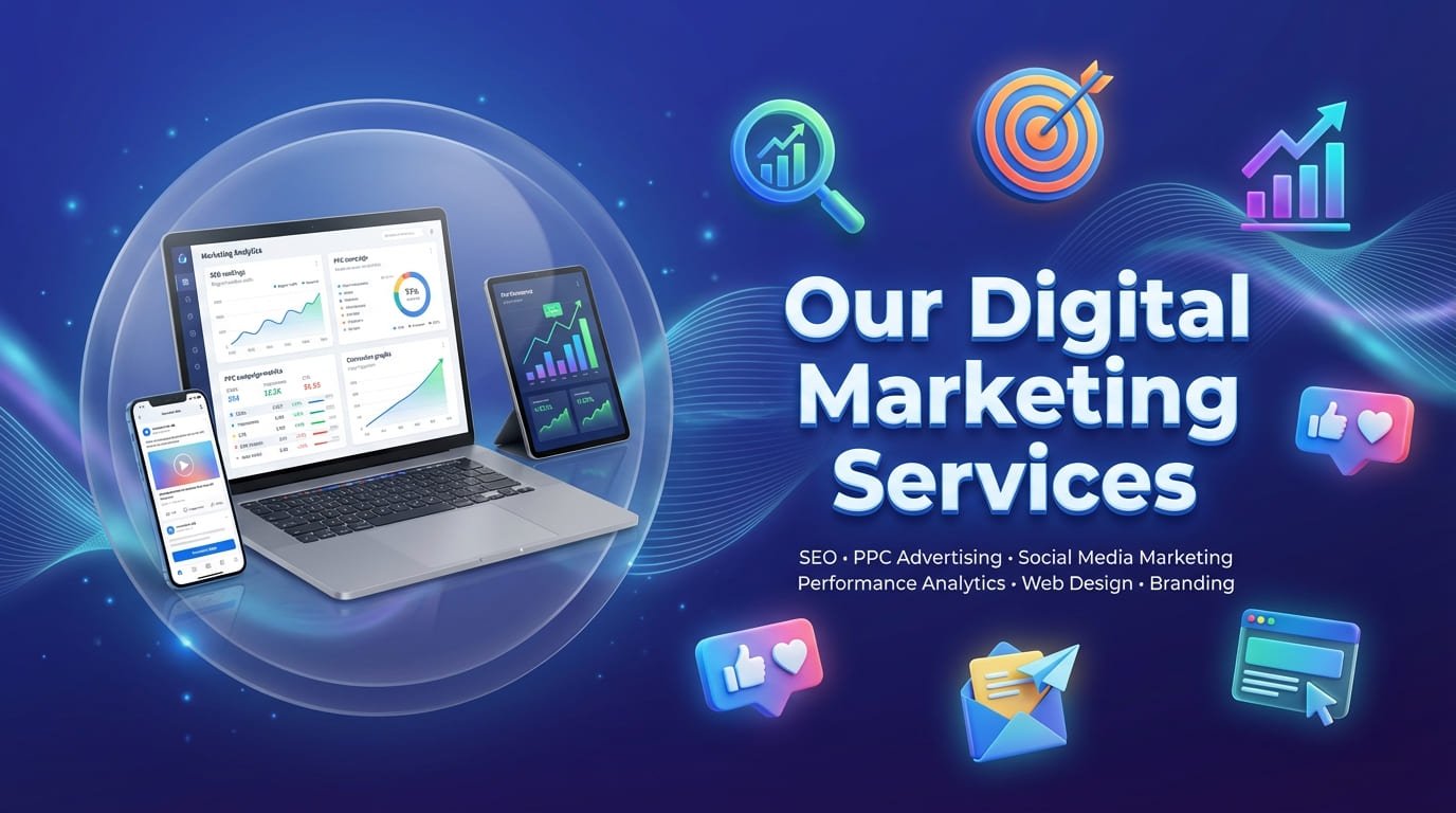 VKM Vision Craft full service digital marketing portfolio website design SEO services mobile app development graphic design video production Chennai agency