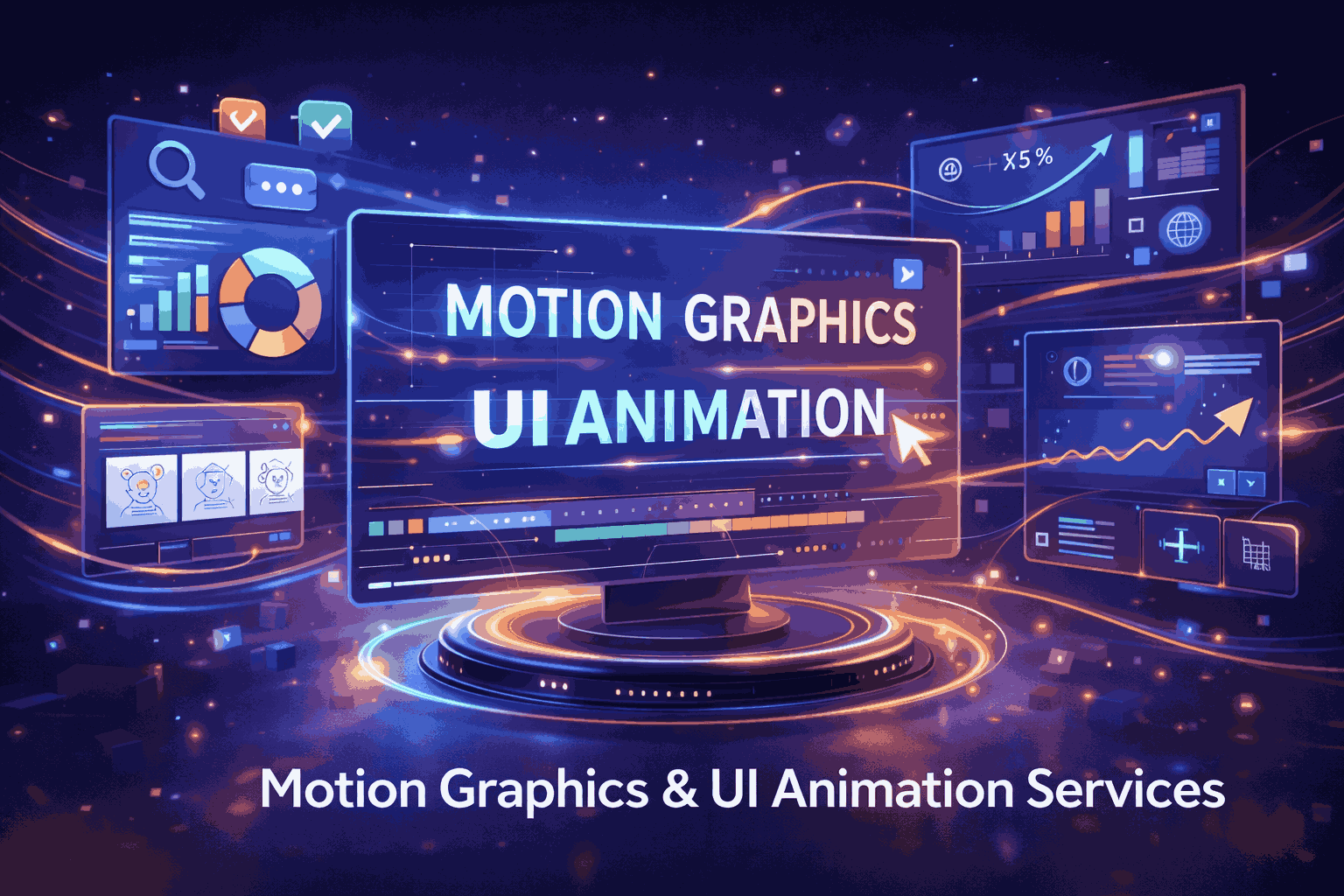 Motion Graphics & UI Animation 